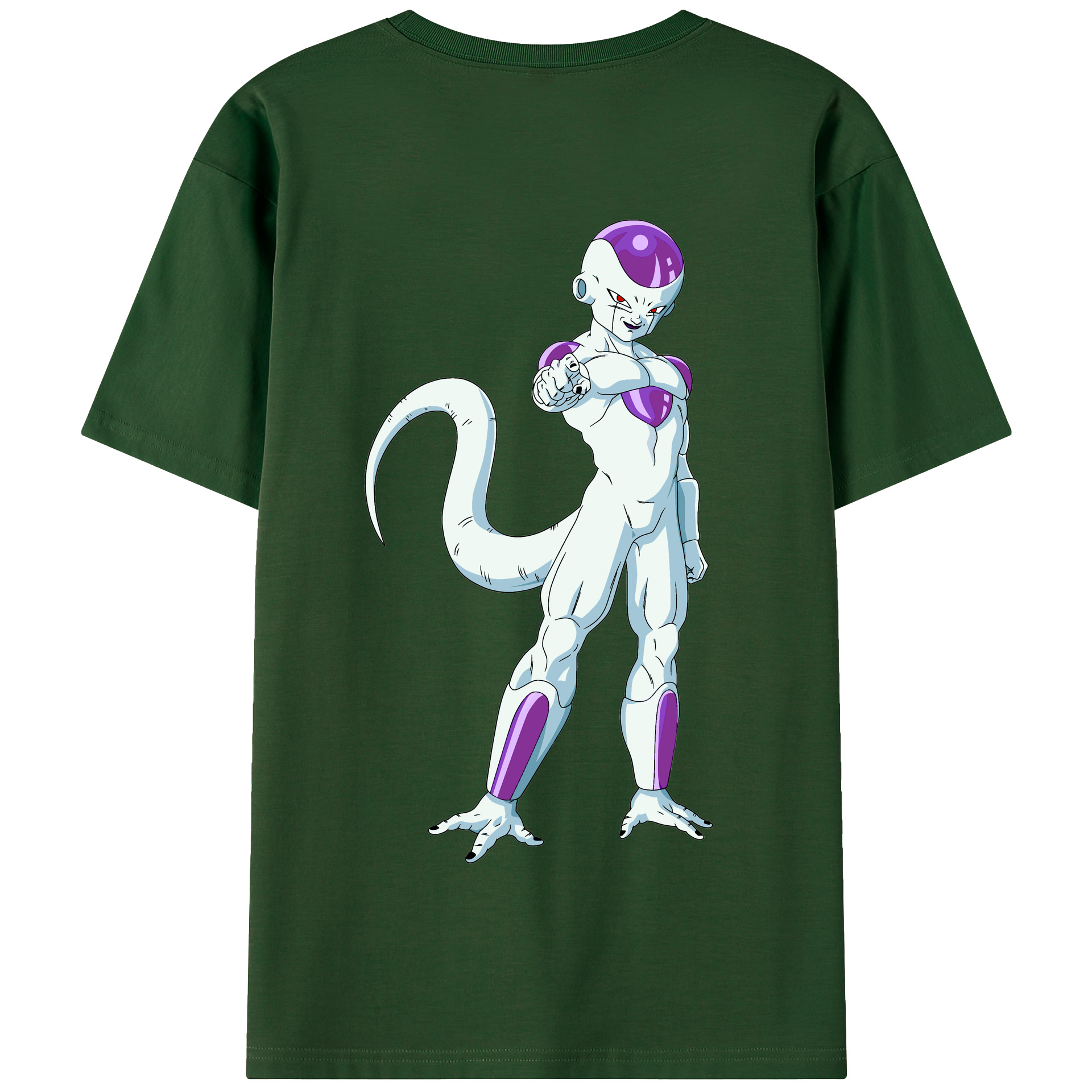 （画像用） ドラゴンボール フリーザ DRAGON BALL Frieza 綿100％半袖Tシャツ（背面プリント）
